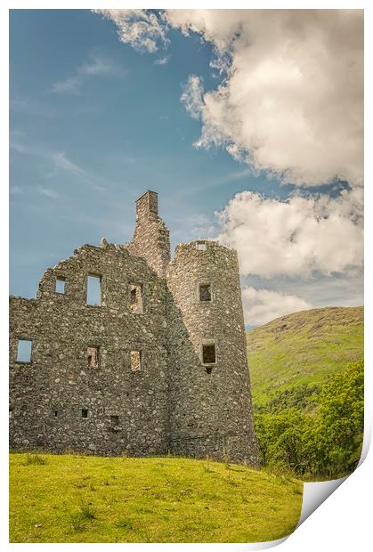 Kilchurn Castle Ruin Print by Antony McAulay