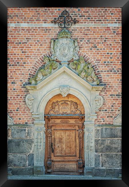 Kristianstad Church Doors Framed Print by Antony McAulay