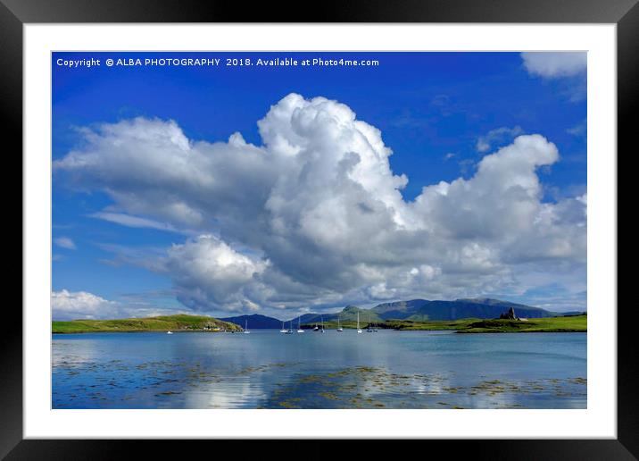 Canna Bay, Isle of Canna, Scotland Framed Mounted Print by ALBA PHOTOGRAPHY