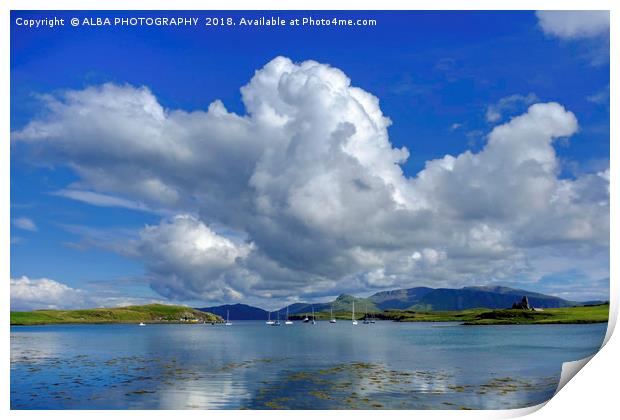 Canna Bay, Isle of Canna, Scotland Print by ALBA PHOTOGRAPHY