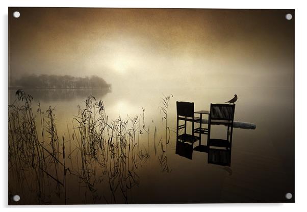 Loch Ard... Acrylic by David Mould