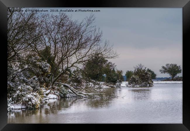 Snow at Andrews Mare Framed Print by Phil Wareham