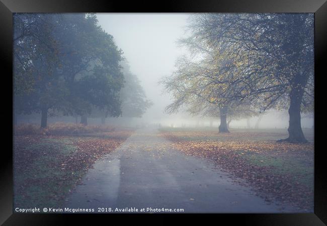 A Misty Morning Framed Print by Kevin Mcguinness