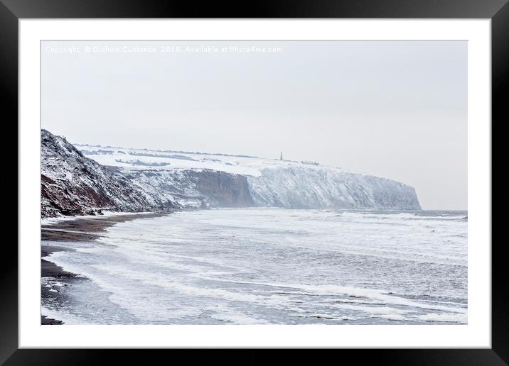 Culver Cliffs, Isle of Wight Framed Mounted Print by Graham Custance