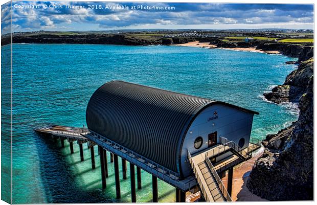Padstow Lifeboat Station Canvas Print by Chris Thaxter