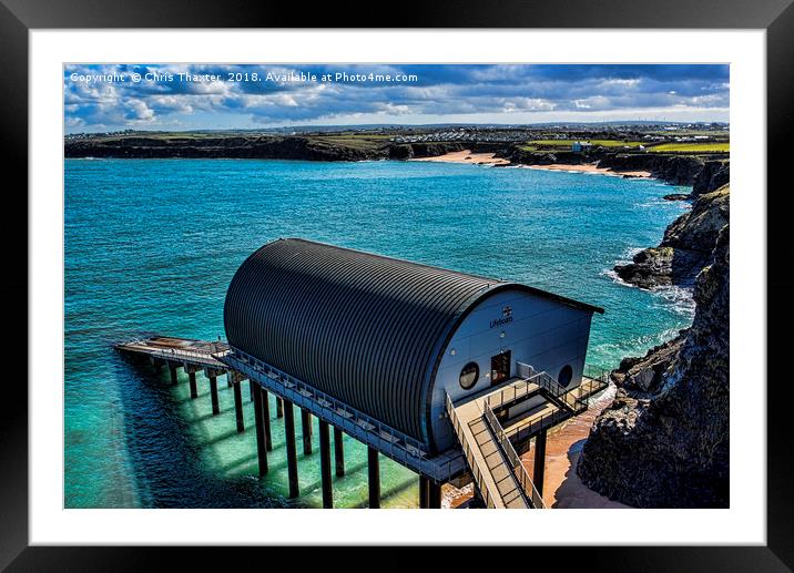 Padstow Lifeboat Station Framed Mounted Print by Chris Thaxter