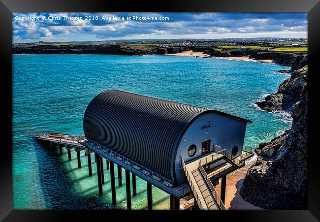 Padstow Lifeboat Station Framed Print by Chris Thaxter