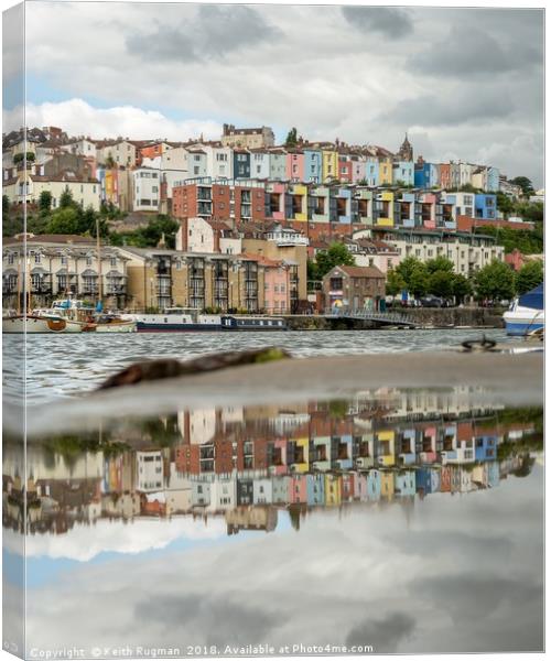 Colours of Cliftonwood Canvas Print by Keith Rugman