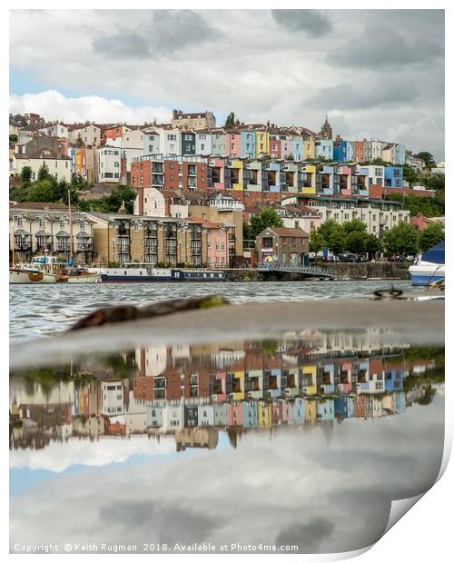 Colours of Cliftonwood Print by Keith Rugman
