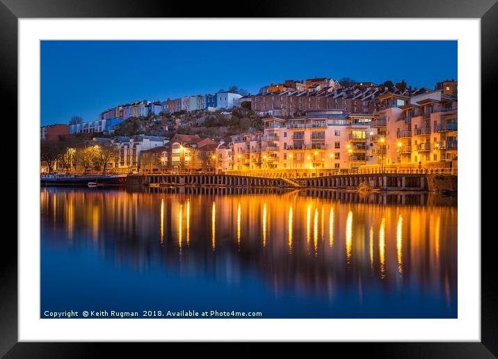 Cliftonwood Before Sunrise Framed Mounted Print by Keith Rugman