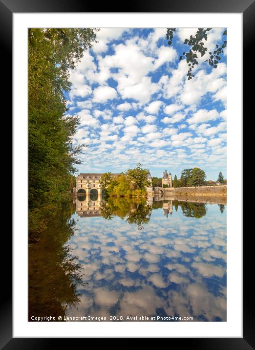 Chateau de Chenonceau Framed Mounted Print by Lenscraft Images
