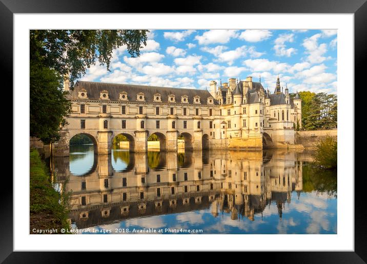 Chenonceau Chateau Framed Mounted Print by Lenscraft Images