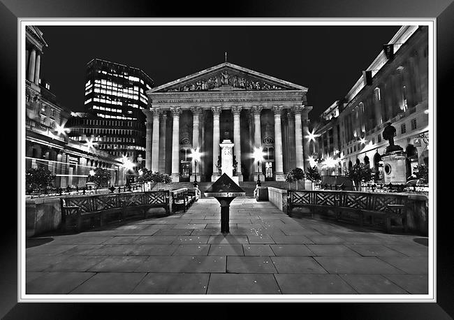 Royal Exchange City of London Framed Print by peter tachauer