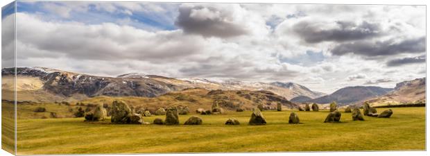 The Castlerigg Standing Stones Canvas Print by Naylor's Photography