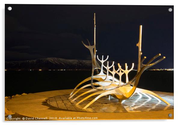 The Sun Voyager Acrylic by David Chennell