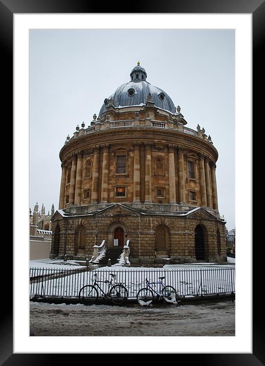 The Radcliffe Camera, Oxford Framed Mounted Print by Karen Martin