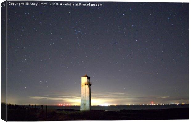 Guiding Light of the Night Sky Canvas Print by Andy Smith