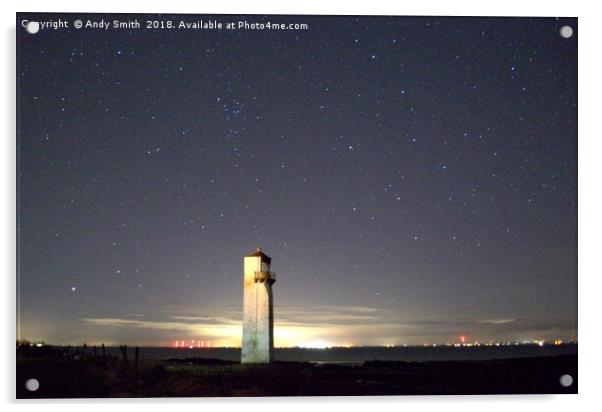 Guiding Light of the Night Sky Acrylic by Andy Smith