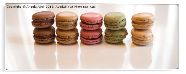 Macaroons. Acrylic by Angela Aird