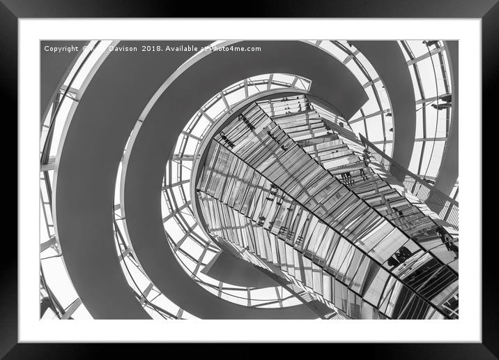 The Reichstag Dome Framed Mounted Print by Katy Davison