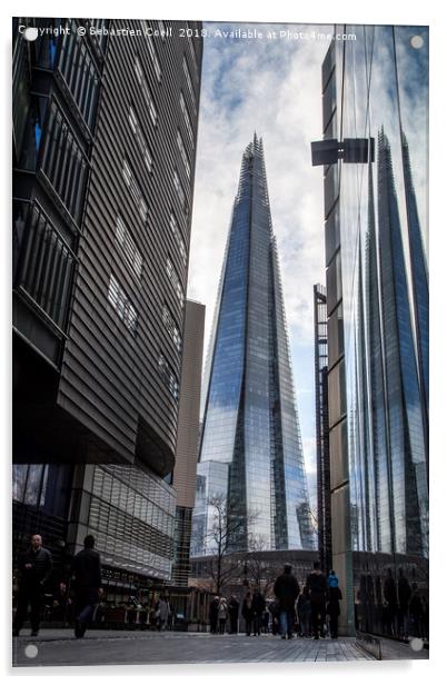 The Shard Acrylic by Sebastien Coell