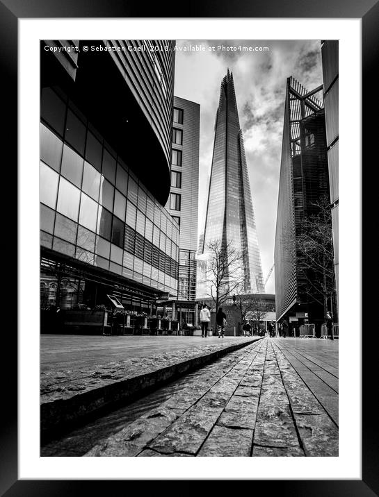 Londons the Shard Framed Mounted Print by Sebastien Coell