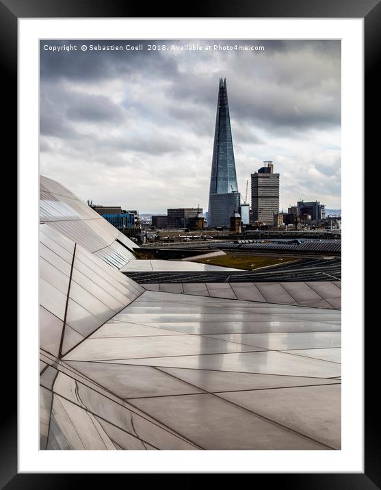 The Shard..... Framed Mounted Print by Sebastien Coell