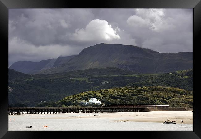 The Cambrian steam train Framed Print by Tony Bates