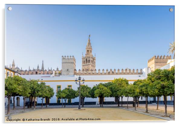 Seville Cathedral, Spain Acrylic by KB Photo