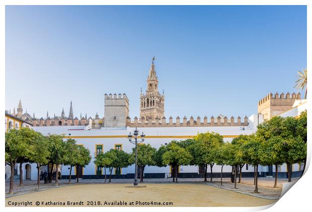 Seville Cathedral, Spain Print by KB Photo