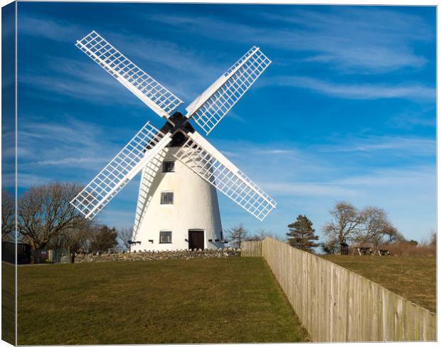 Llynnon Windmill A Flourishing Welsh Treasure Canvas Print by Colin Allen