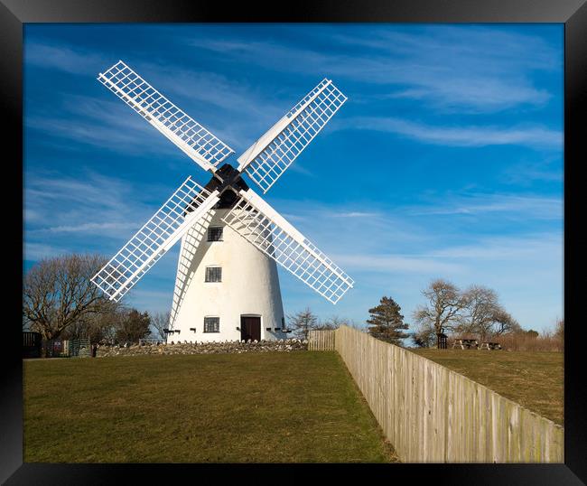 Llynnon Windmill A Flourishing Welsh Treasure Framed Print by Colin Allen