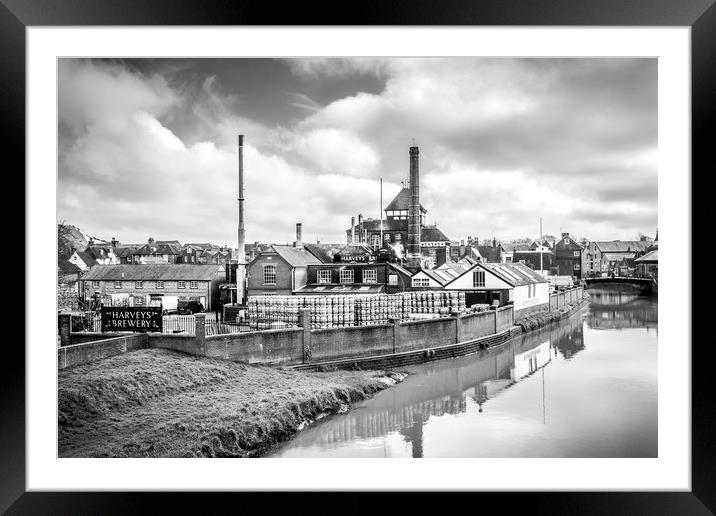 Harveys Brewery - Lewes, East Sussex Framed Mounted Print by Malcolm McHugh