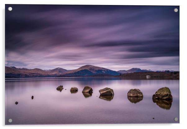 Loch Lomond, Scotland Acrylic by John Finney