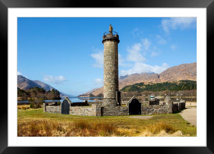 Glenfinnan Monument Framed Mounted Print by David Hare