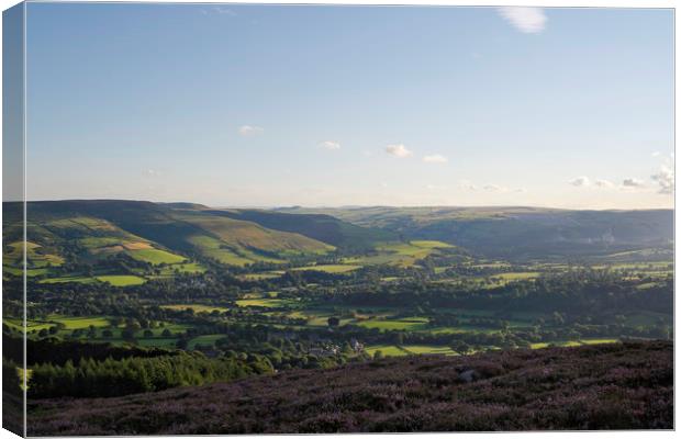 Hope Valley Landscape Canvas Print by Kevin Round