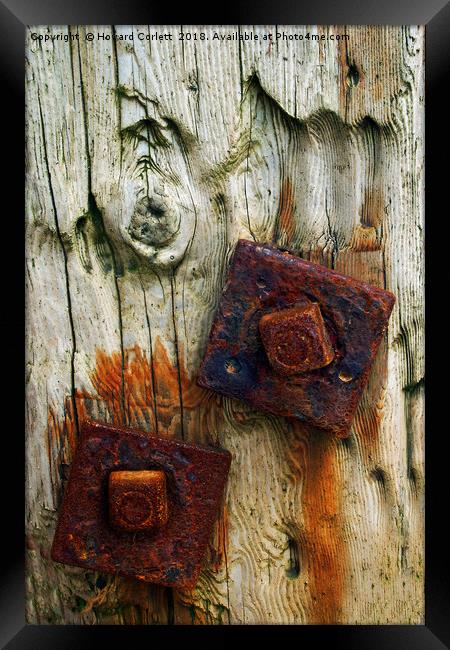 Knots and bolts Framed Print by Howard Corlett