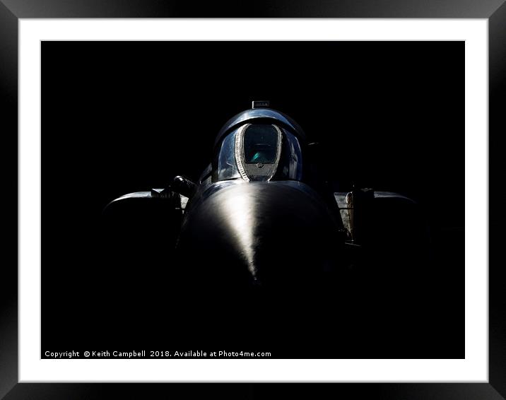 Royal Air Force F-4 Phantom Framed Mounted Print by Keith Campbell