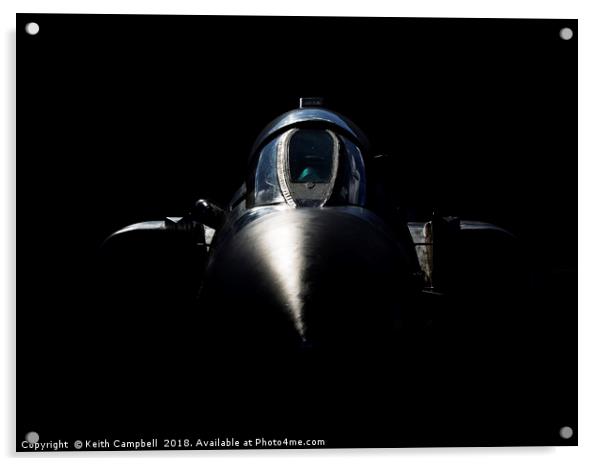 Royal Air Force F-4 Phantom Acrylic by Keith Campbell