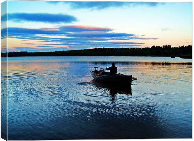 Summer Time Fishing. Canvas Print by Aj’s Images