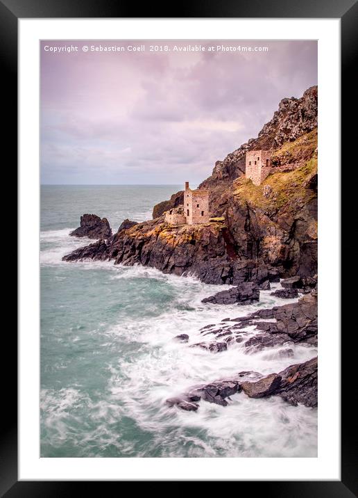 Botallack Mines.. Framed Mounted Print by Sebastien Coell