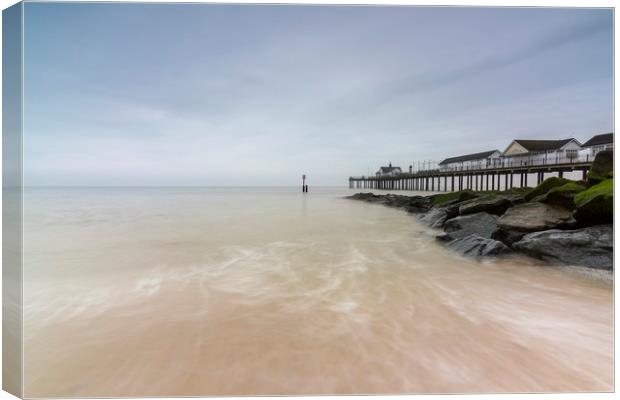 The Southwold Pier Canvas Print by Emanuel Ribeiro