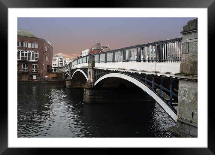 Eton and Windsor bridge Framed Mounted Print by Doug McRae