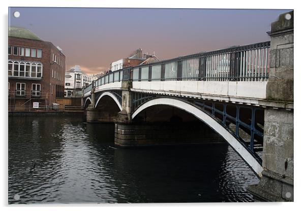 Eton and Windsor bridge Acrylic by Doug McRae