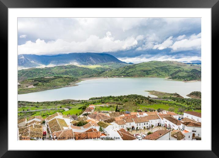 Zahara de la Sierra, Andalusia, Spain Framed Mounted Print by KB Photo