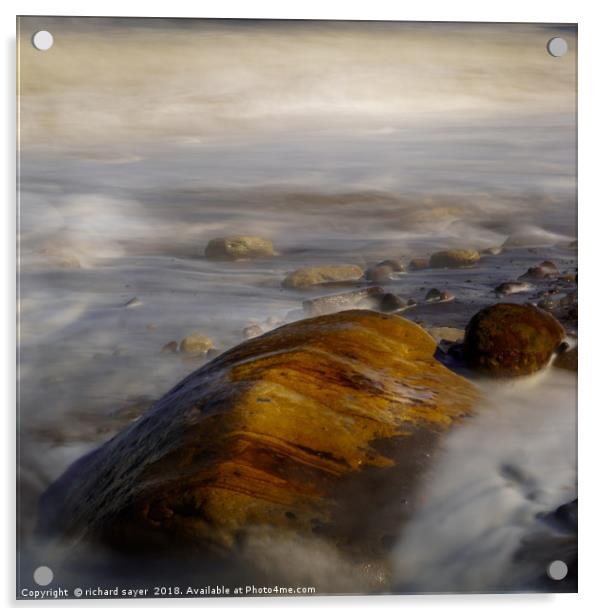 Earth Stone Acrylic by richard sayer