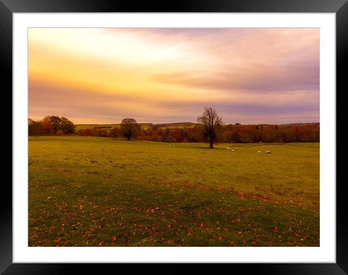 End of a Day Framed Mounted Print by John Ellis