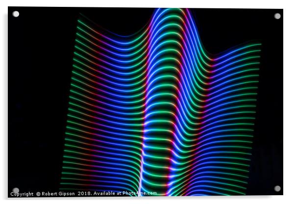 Wave of light Acrylic by Robert Gipson