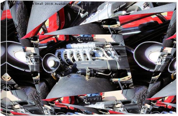 Ferrari engine Canvas Print by Kate Small