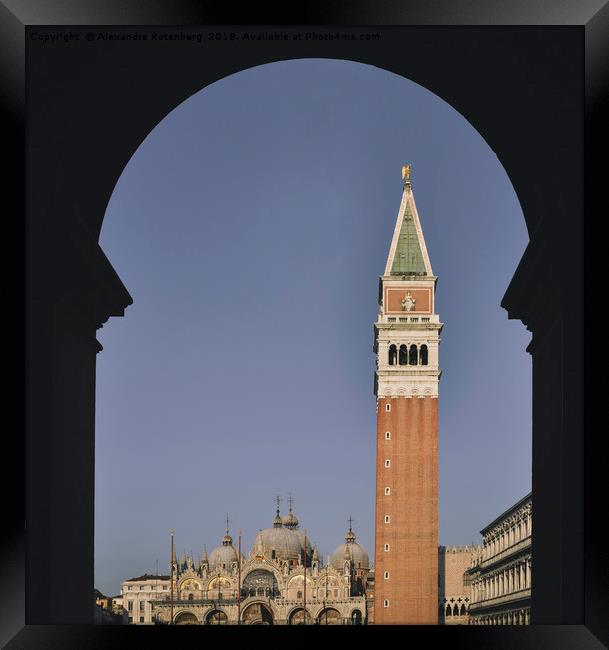 St. Mark's Square, Venice Framed Print by Alexandre Rotenberg